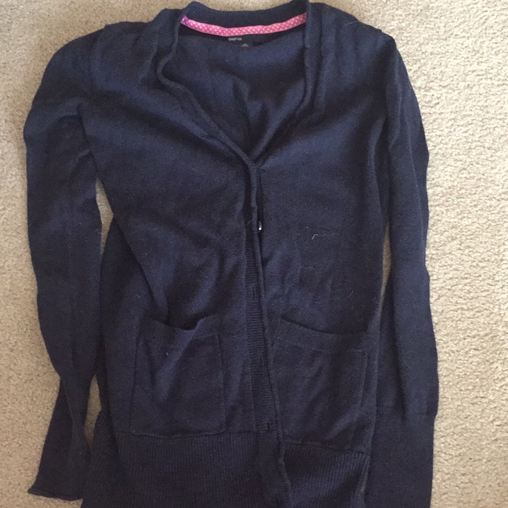 Girls Navy blue cardigan
